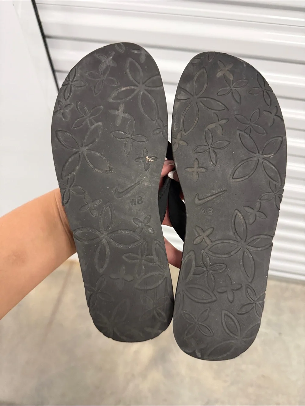 Nike Black Flip-Flop Sandals